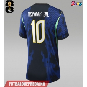 Lacne Ženy Futbalové dres Brazília Neymar Jr #10 MS 2026 Krátky Rukáv - Preč